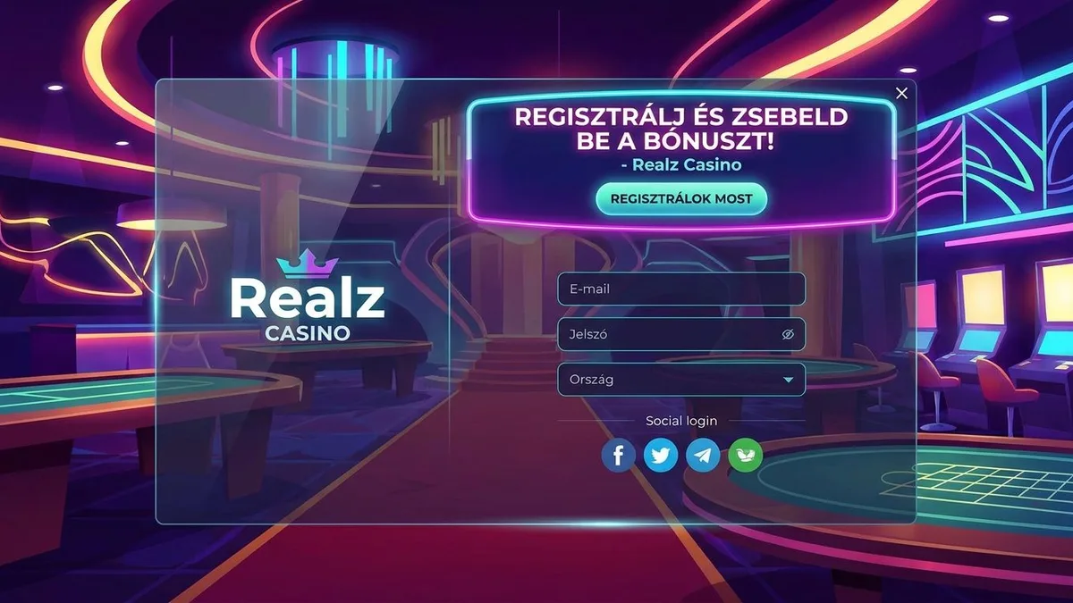Regisztráció bónusszal